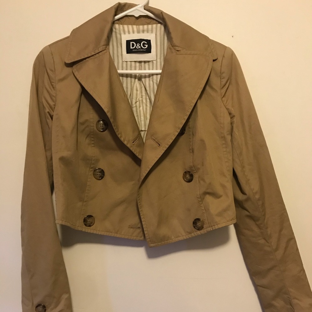 Dolce and gabbana cropped jacket